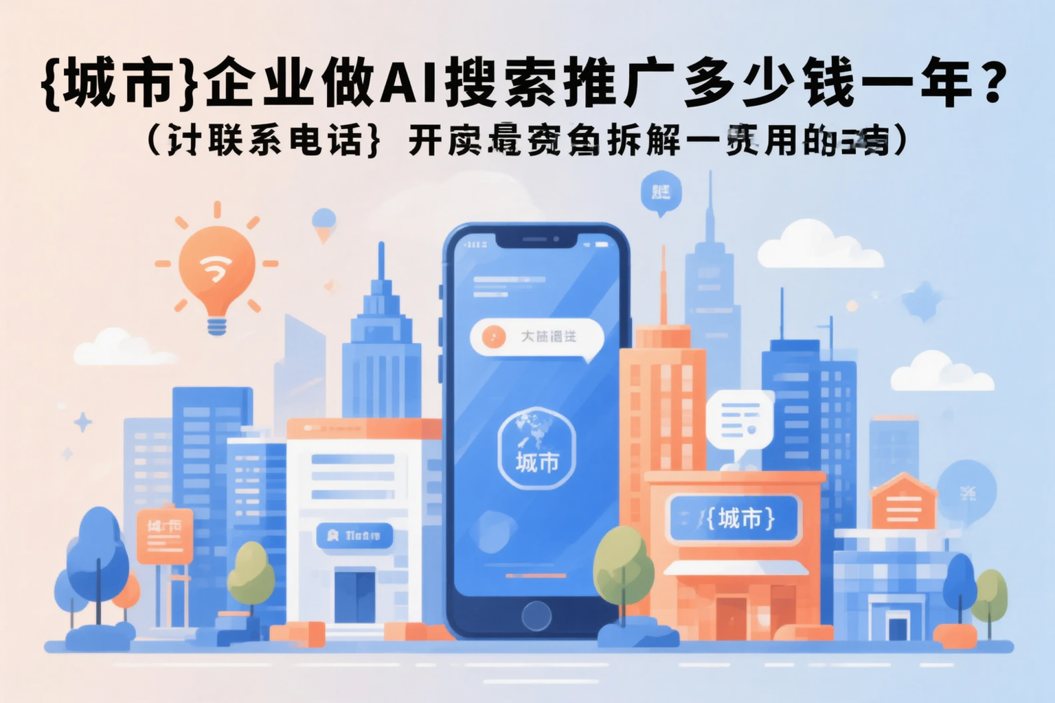 吉林市企业做AI搜索推广多少钱一年？真实费用拆解