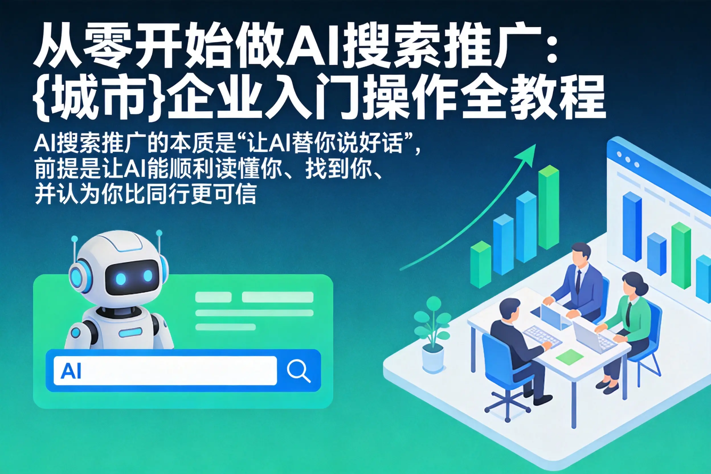 从零开始做AI搜索推广：吉林市企业入门操作全教程