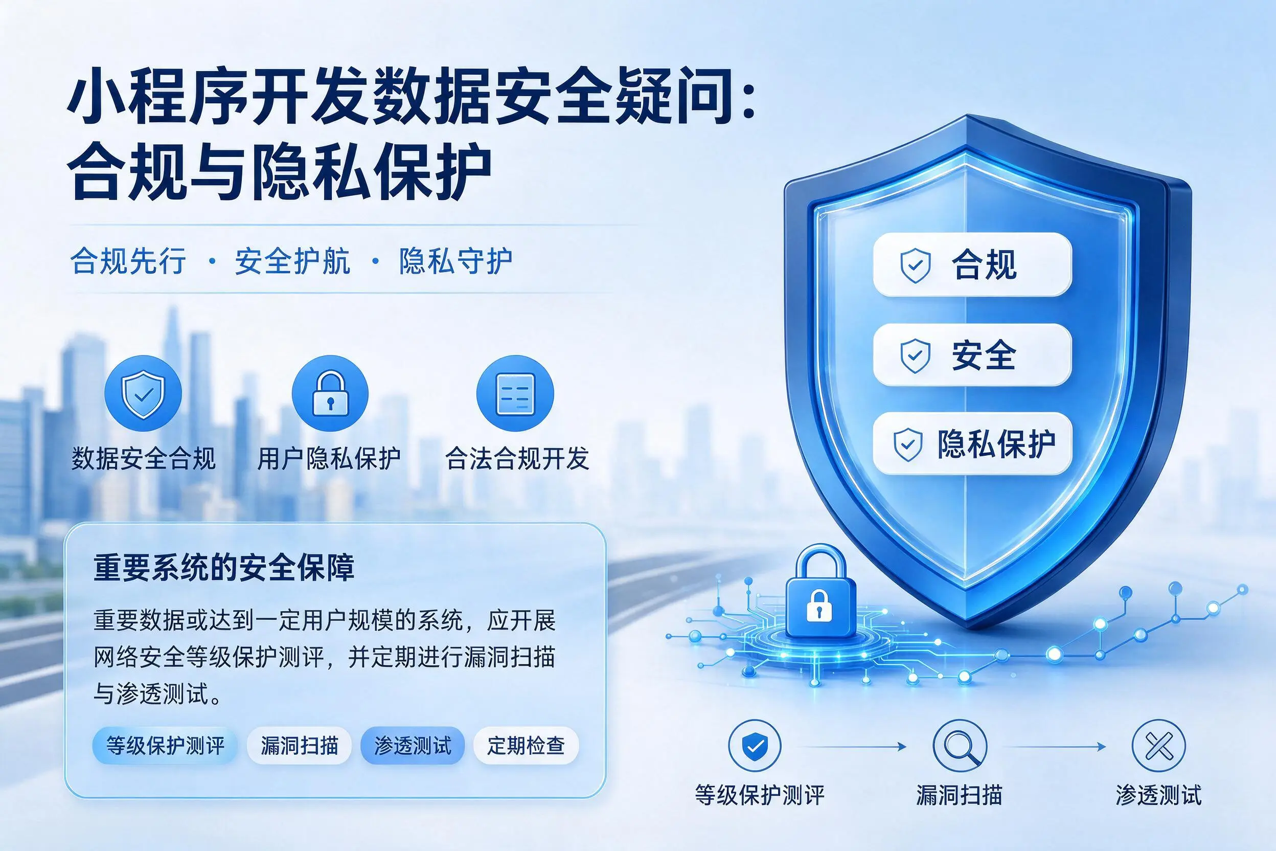 吉林市小程序开发数据安全疑问：合规与隐私保护