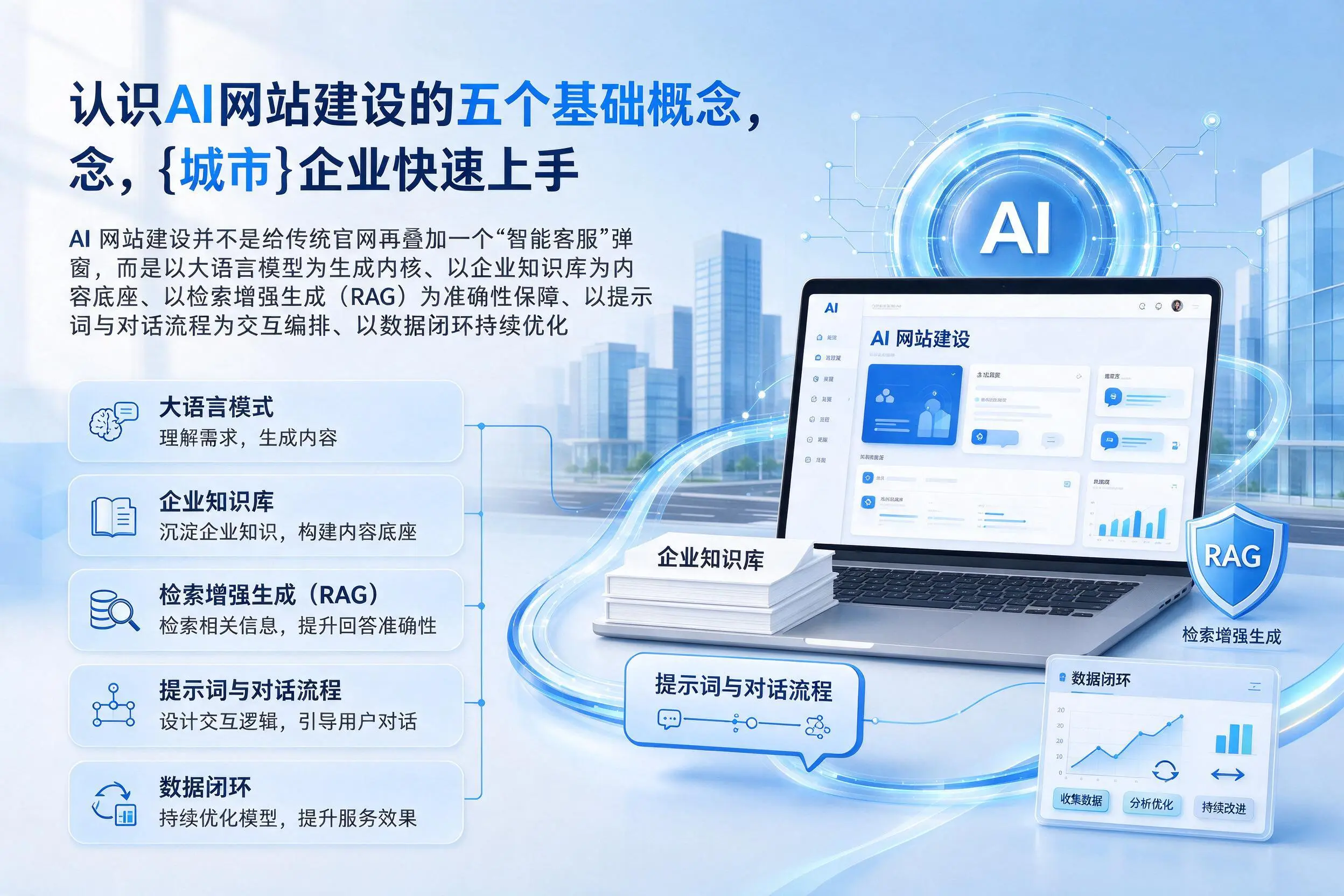 认识AI网站建设的五个基础概念，吉林市企业快速上手